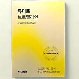 Partner company Mudit Bromelain Enzyme 30 packets (1+1) / 뮤디트 브로멜라인 효소 30포 (1+1)