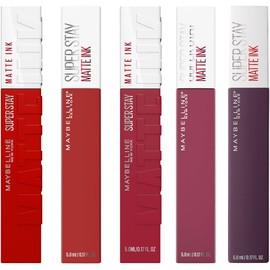 Maybelline 5 pack labiales liquidos matte larga duracion superstay matte maybelline