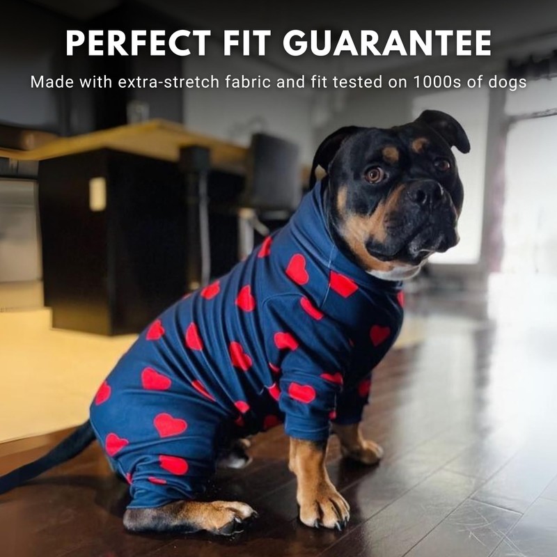 Spark Paws Dog Pajama, Dog Recovery Suit Male, Onesie, Ultra-Soft
