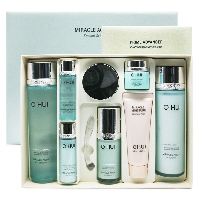 Ohui Miracle Aqua 4-piece special set / 오휘 미라클 아쿠아