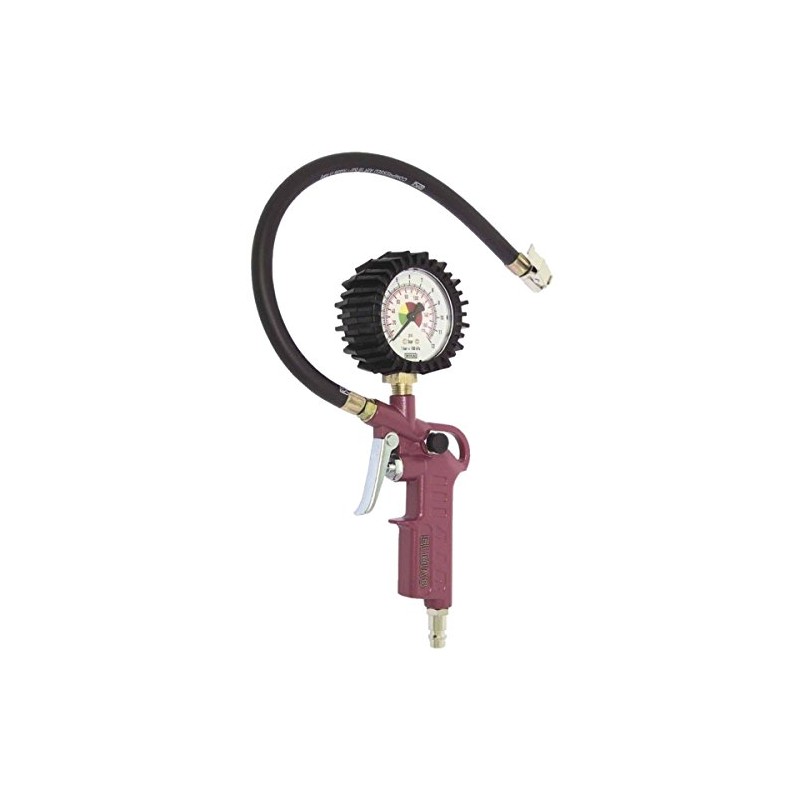 Elmag 42050 Hand Tyre Inflator 60 D Metal Handle With