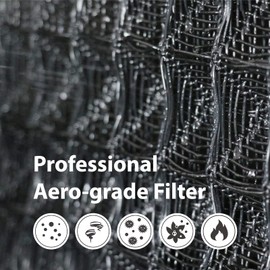 Originallife Washable Reusable Professional, Air Vent Filter, AC Vent Filter, Floor Register Filter for Home (Black), 4" x 14", Reduce Dust, Dirt, Odor, Pollen, Hair, Aero-grade filter, 6-Pack…