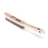 Lessmann 104631 Stainless Wire Brush with 3 rows