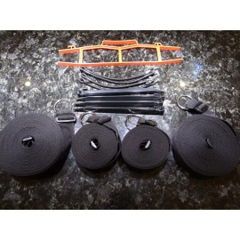 Luxury Volleyball Volleyball Boundary, Adjustable 30' x 60'. 2-Inch Court Line.