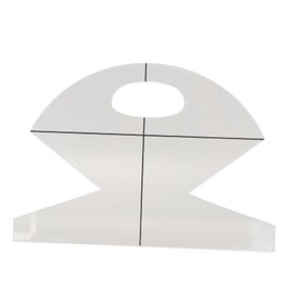 10 Inches Bowl Cozy Template, Transparent Quilting Templates Clear Acrylic Bowl Wrap Sewing Pattern Templates Bowl Cozy Template Cutting Ruler for Quilting