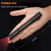 Tuanse Tuanse 4 Pcs Red Light Flashlight Red LED Flashlight Pen Light Super Bright Torch for Astronomy, Aviation, Night Observation and More