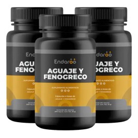 Aguaje + Fenogreco - Pack 300 Cápsulas Sabor Sin Sabor