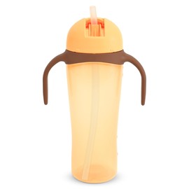 PIGEON Toddler Straw Cup with Detachable Handles - Leak-Proof Design, Easy-to-Clean Baby Cup for 9 Months and Up - 330ml/11.2oz - Yellow