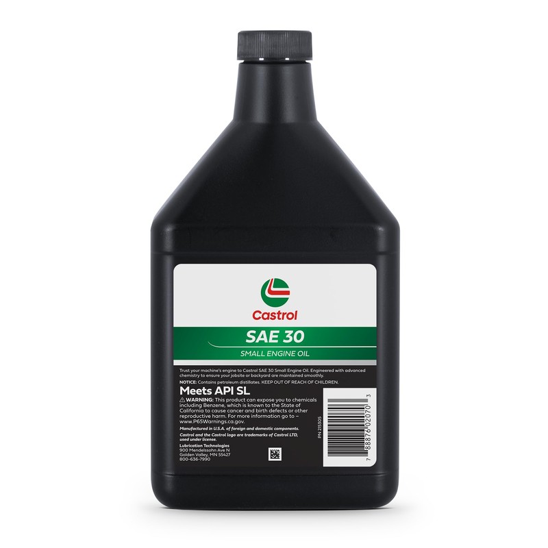 Castrol SAE 30 Small Engine Oil For 4-Cycle Engines –