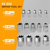FIFIBANG 14-Piece E-Torx Socket Set External Torx Socket Set E4,