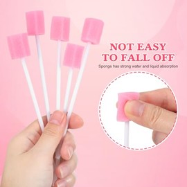 DOITOOL 100 Unids Desechables Hisopos Orales Atención Oral Esponja Cuidado Oral Orales Limpieza de Del Diente Swabsticks Dientes Limpieza de Los Hisop