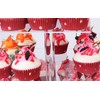 YestBuy 4 Tier Cupcake Stand, Acrylic Cupcake Tower Stand, Premium