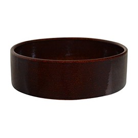K&K - Feeding Bowl for Small Animals - Fully Glazed - Heavy Stoneware Ceramic - 125 ml - 9 x 4 cm - Brown
