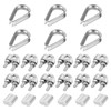 sourcing map M5 Wire Rope Accessory Set for 3/16" Dia