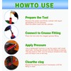CDDCWZ Grease Fitting Cleaning Tool -Grease Zerk Cleaner, Cleans and