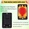 Comphic KJD12 16A 250V Electromagnetic Switch with Magnetic Button Undervoltage