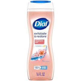 Dial Dial Body Wash, Exfoliate & Restore Himalayan Salt, 16 fl oz, Pack of 4