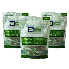 Nuestra Salud Romero Te - Rosemary Tea Herbal  (120 g) Herb VALUE PACK