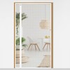 CHIYUNS White Reversible Left Right Side Opening Screen Door, Mesh