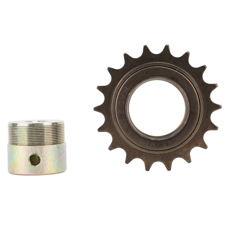 Single Speed Bike Freewheel 18T Threaded Bicycle Freewheel with 13mm