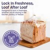 Reusable Plastic Bread Bags - 150 Pack Clear Loaf Bags