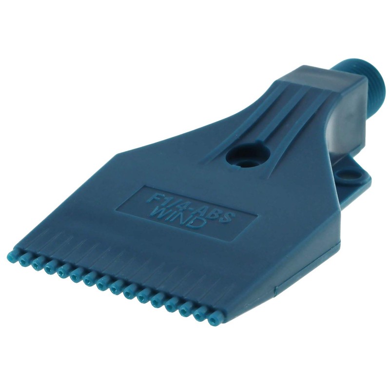 E-Outstanding Wind Jet Nozzle Blue 1/4'' BSPT Male 3Holes ABS