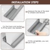 WOTOW Door Draft Stopper, Waterproof Draft Blocker for Door Window