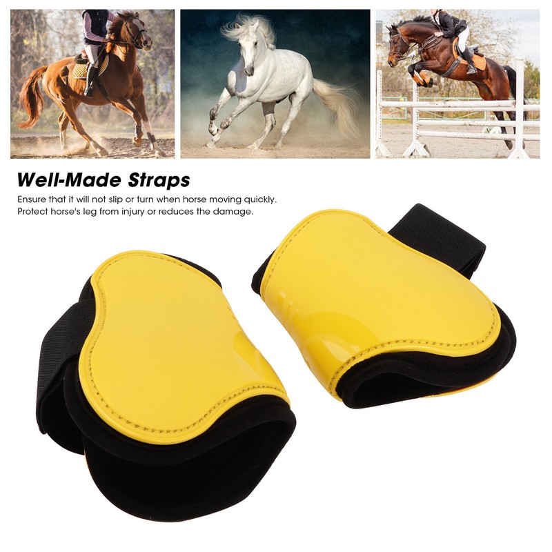 Horse Tendon Boots 4 PCS Protective Comfortable and Adjustable Boots