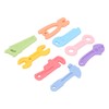 8Pcs Silicone Baby Teether Toys Soothe Babies Sore Gums Soft