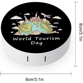 Aplicador de viaje para lentes de contacto del Día Mundial del Turismo