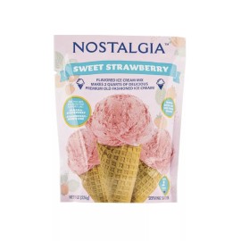 Nostalgia Premium SWEET STRAWBERRY Ice Cream Mix 8 oz Exp 01/05/2025