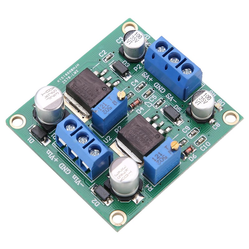 Hilitand Adjustable Stabilized Power Module LM317 / 337 Positive Negative