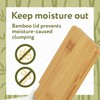 IMPRESA 2-Pack Japanese-Style Salt Box - Moisture-Barrier Lid Salt Cellar