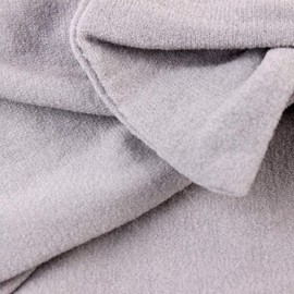 AKOAK 1 Pack Solid Color Skin-friendly Baby Headband Elastic Soft Nylon Headband Cute Baby Bow Headband (Gray)