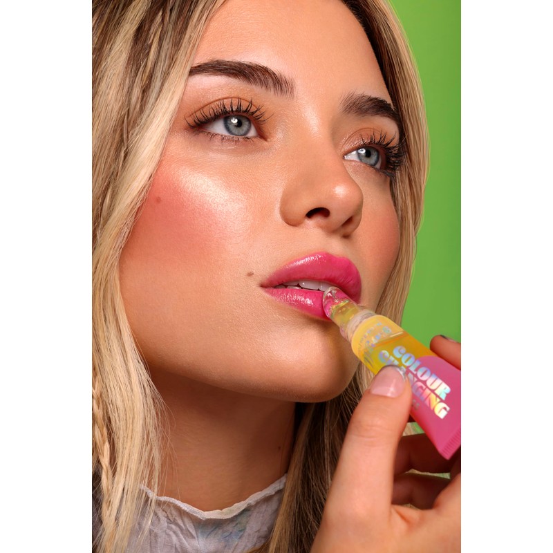 Colour Changing Lip Gloss Shade Light Pink Unicorn | Yellow