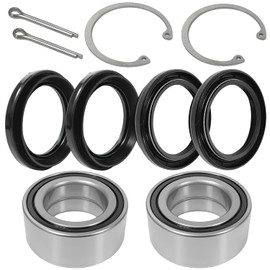FBSCTMH Rear Wheel Bearing Seal Kit Compatible with Rincon 650 TRX650FA 2003-2005 Rincon 680 TRX680FA 2006-2023 Replace for 91051-HN8-003 91211-HN8-003