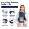 Portabebé Ergonómico Cangurera Para Bebé Mochila 0-48 Meses