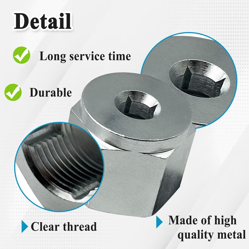 Ebrmeiwo 05265 Thread Clean Adapter for Household Outdoor Faucets, Clean