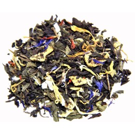 Nelson's Tea - Coconut Mango Passionfruit - Black Loose Leaf Tea - Black and green tea, dried mango, dried pineapple, cornflowers, coconut, safflower, and marigold (Sample)