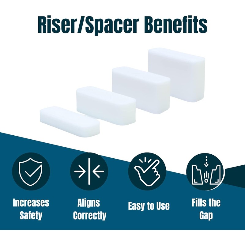 Magnet Riser Compatible with SimpliSafe | Alarm Contact Spacer with