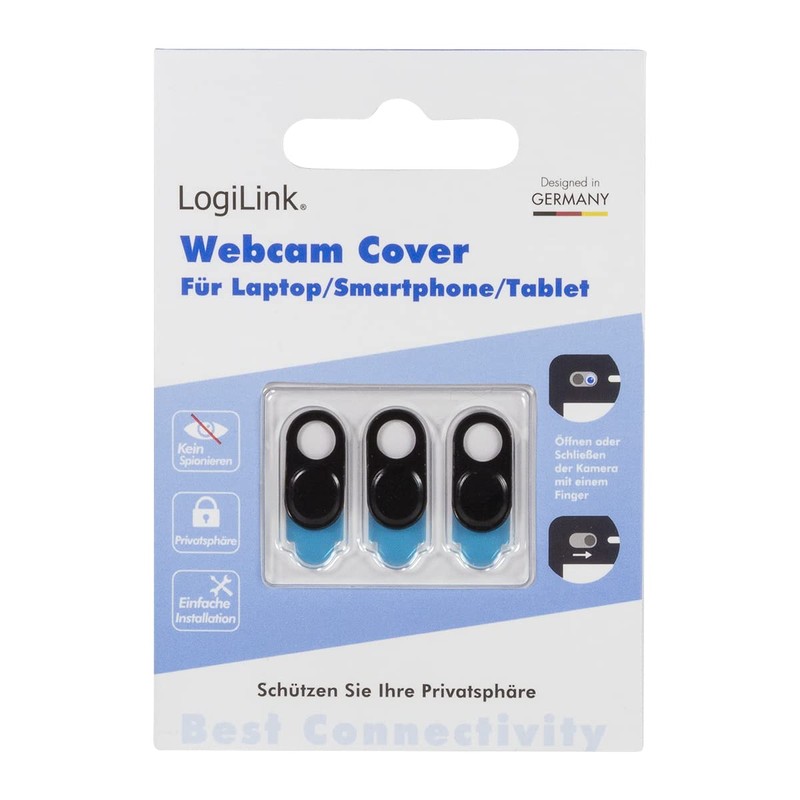 LogiLink AA0145 - Webcam Cover for Laptop, Smartphone and Tablet