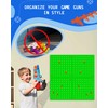 Skywin- Peg Board for Walls, Nerf Gun Pegboard Wall Organizer