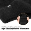 Wmcaps Winter Beanie for Men with Earflaps，Unisex Thick Warm Knit