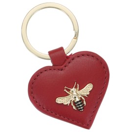 Mala Leather Mason Collection Leather Keyring 5154_27 Red