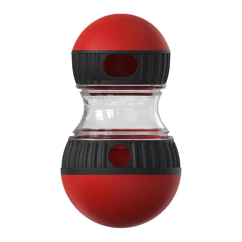 AMNICOOK Interactive Dog Toys,Rolling Motion Shape with Food Dispense Feature