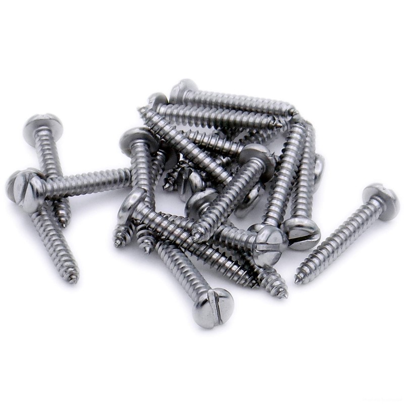 No.6 x 0.375 (3.5mm x 9.5mm) Slot Pan Self-Tapping Screw