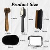 DERJDISF Shoe Brush - 5pcs Shoe Cleaning Kit, Suede &