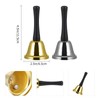 Santa Bell, Gold Table Bell, Santa Bell, Christmas Costume Accessory