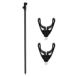 Beatyarmy 3 Pcs Carp Fishing Rod Rest U,Butt Rests,Fishing rod rack，Front Rests/course, Rod rest heads fits all rod pods, bank stick.
