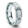 True Tungsten Ireland Laser Etched Infinity Woven Celtic Knot Irish
